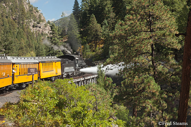 Durango and Silverton Narrow Gauge Railroad Engine 481 Blowdown